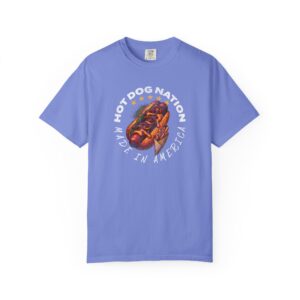 Hot Dog Nation T-Shirt | Made in America | 5-Star Streetwear for Food Lovers, t0