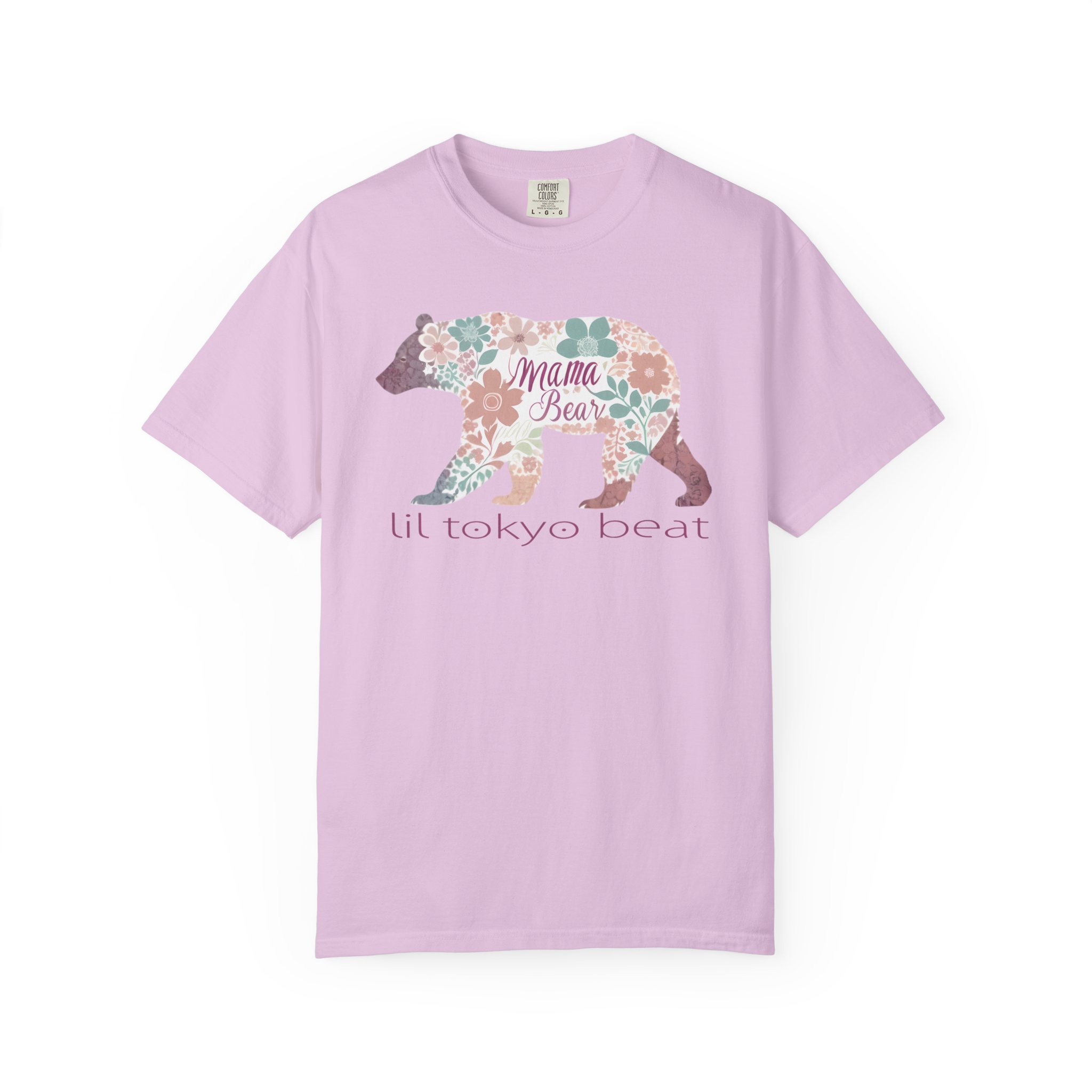Floral Mama Bear T-Shirt, Cute Gift for Mom, Casual Everyday Wear, Mother's Day, Comfortable Unisex Tee, Nature Lover Apparel, t7