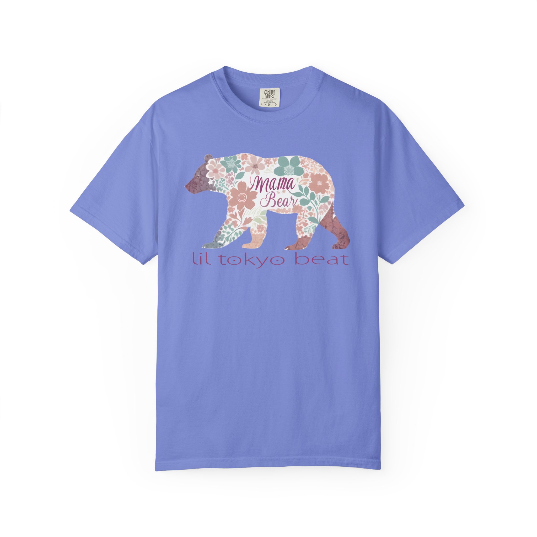Floral Mama Bear T-Shirt, Cute Gift for Mom, Casual Everyday Wear, Mother's Day, Comfortable Unisex Tee, Nature Lover Apparel, t7 - Image 7