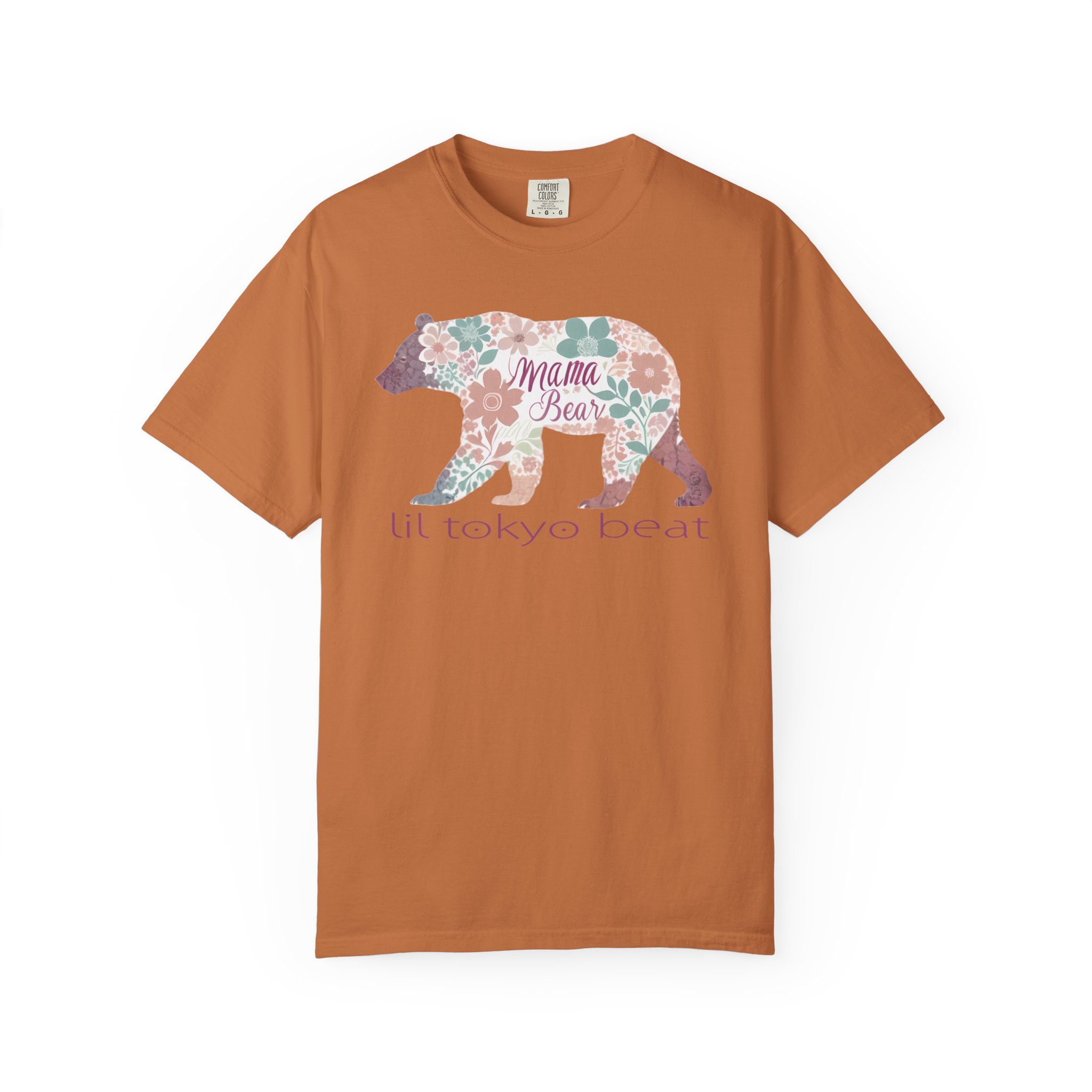 Floral Mama Bear T-Shirt, Cute Gift for Mom, Casual Everyday Wear, Mother's Day, Comfortable Unisex Tee, Nature Lover Apparel, t7 - Image 4