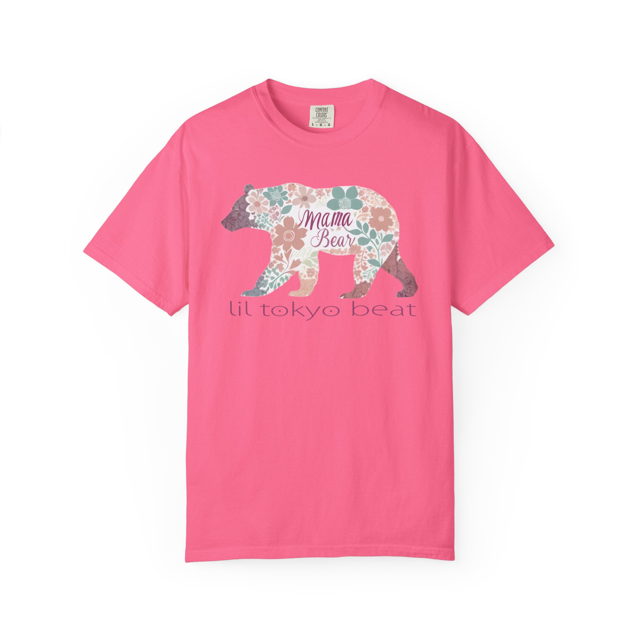 Floral Mama Bear T-Shirt, Cute Gift for Mom, Casual Everyday Wear, Mother's Day, Comfortable Unisex Tee, Nature Lover Apparel, t7 - Image 10