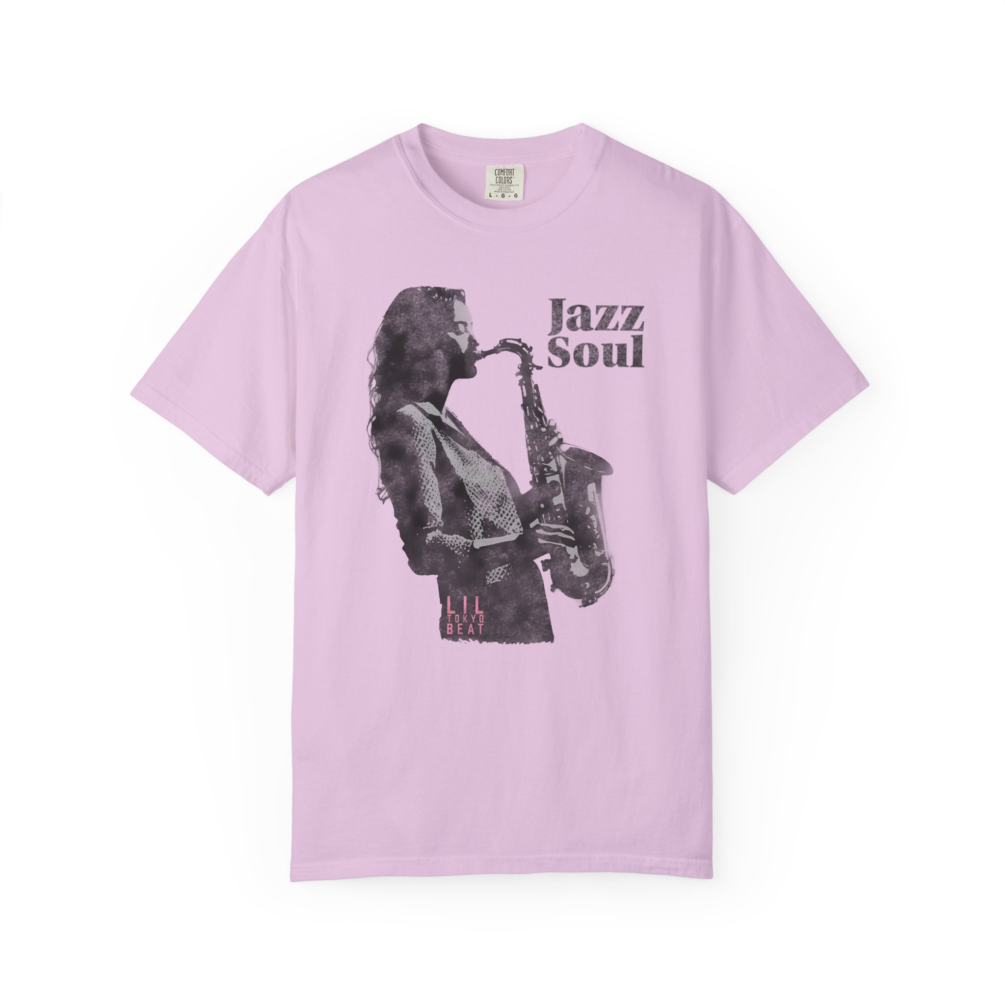Jazz Soul Saxophone T-shirt, Music Lover Tee, Vintage Jazz Player Shirt, Unisex Tee, Garment-Dyed Shirt, Gift for Jazz Lovers, t7 - Image 9