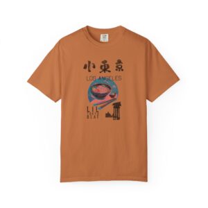Little Tokyo LA Tee, Endangered Landmark Awareness Tshirt, Unisex Tee, Garment-Dyed Shirt, Vintage Japanese Design, t7
