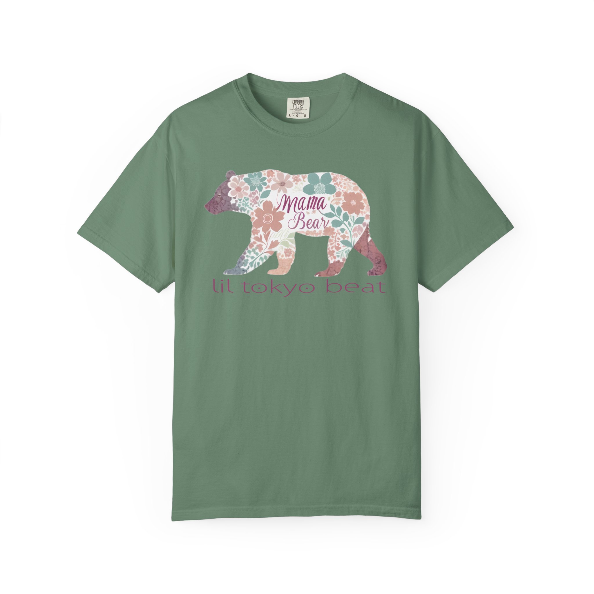 Floral Mama Bear T-Shirt, Cute Gift for Mom, Casual Everyday Wear, Mother's Day, Comfortable Unisex Tee, Nature Lover Apparel, t7 - Image 6