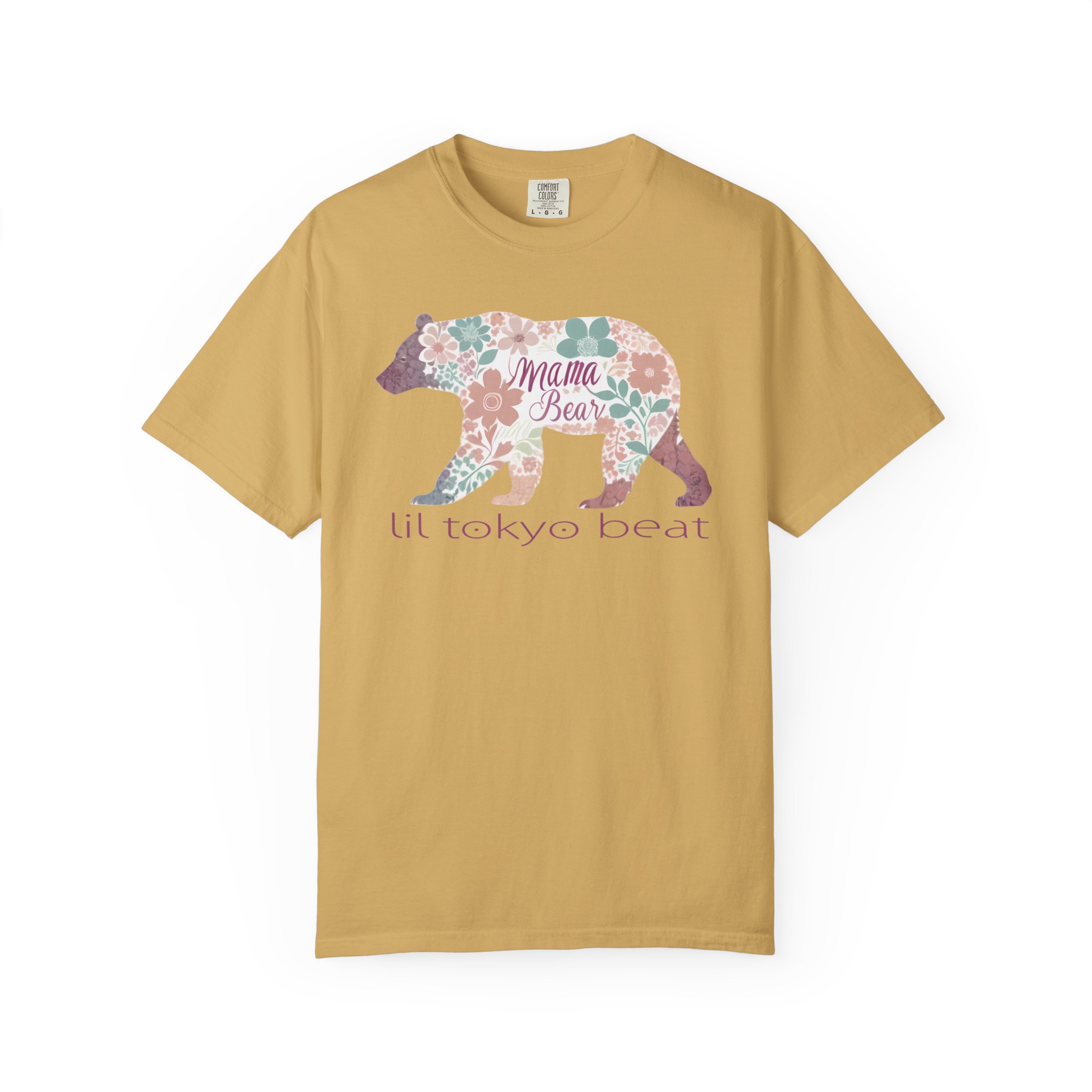 Floral Mama Bear T-Shirt, Cute Gift for Mom, Casual Everyday Wear, Mother's Day, Comfortable Unisex Tee, Nature Lover Apparel, t7 - Image 3