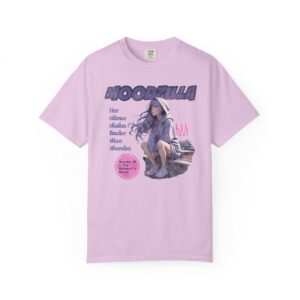 Dreamy Anime Girl Rooftop T-Shirt — "Moodzilla" Emotional vibe Graphic Tee, Series #2