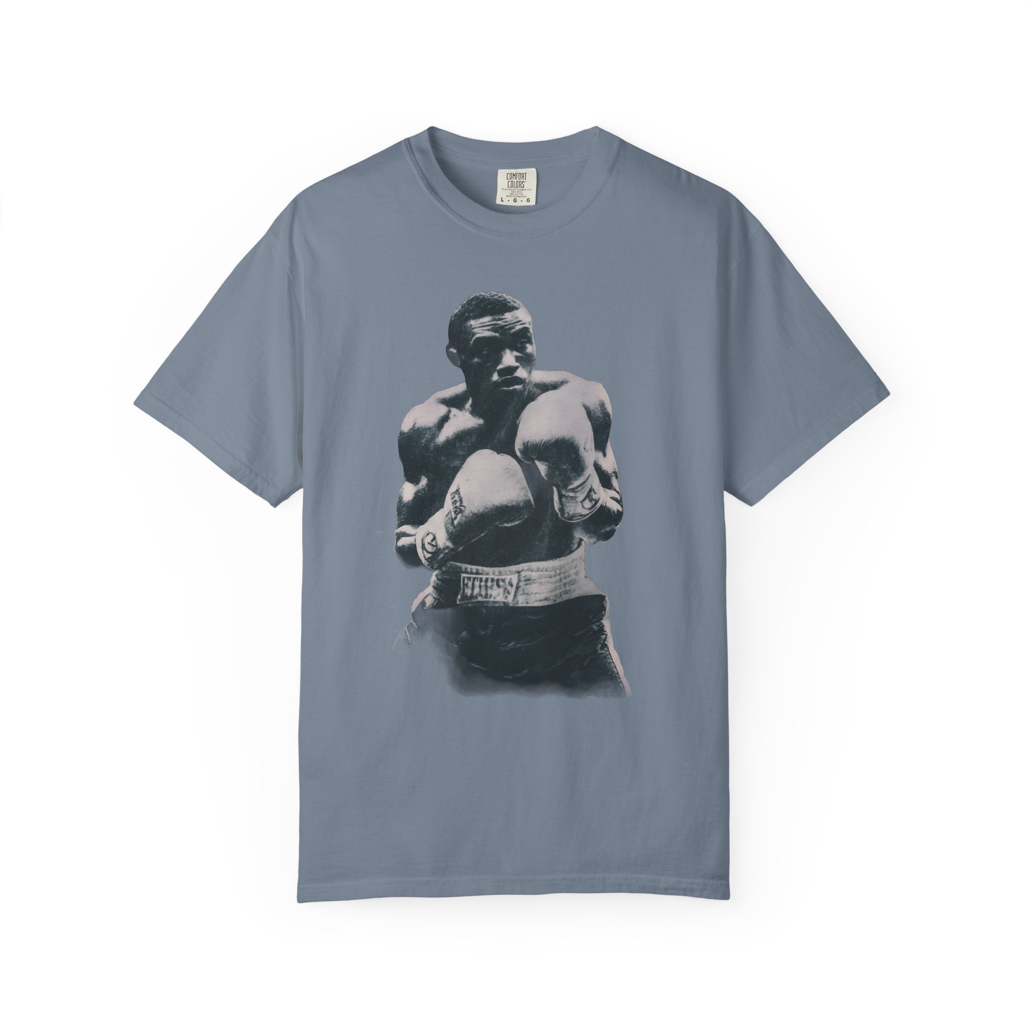 Boxer Portrait T-Shirt — Vintage Black & White Boxing Graphic Tee - Image 10