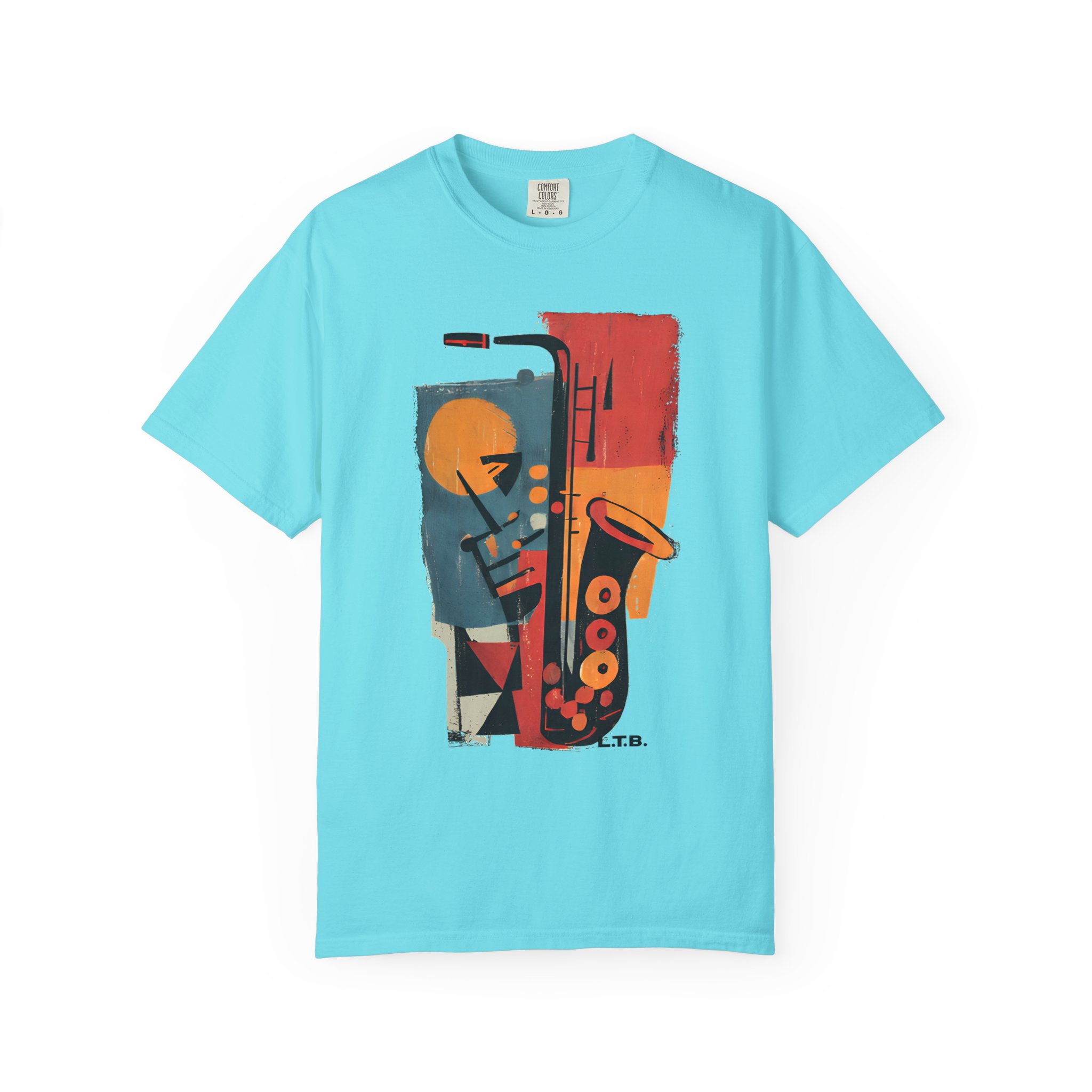 Jazz Saxophone Graphic T-Shirt — Vintage Abstract Music Tee - Image 10