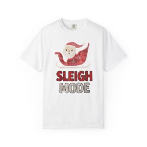 Sleigh Mode Christmas T-Shirt — Cute Santa Sleigh Holiday Tee