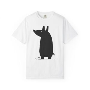 Abstract Animal Silhouette T-Shirt – Minimal Creature Art Tee