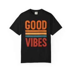 Good Vibes Retro Stripe T-Shirt