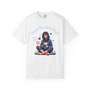 Gamer Girl Graphic T-Shirt — "Game On, Stay Cozy"
