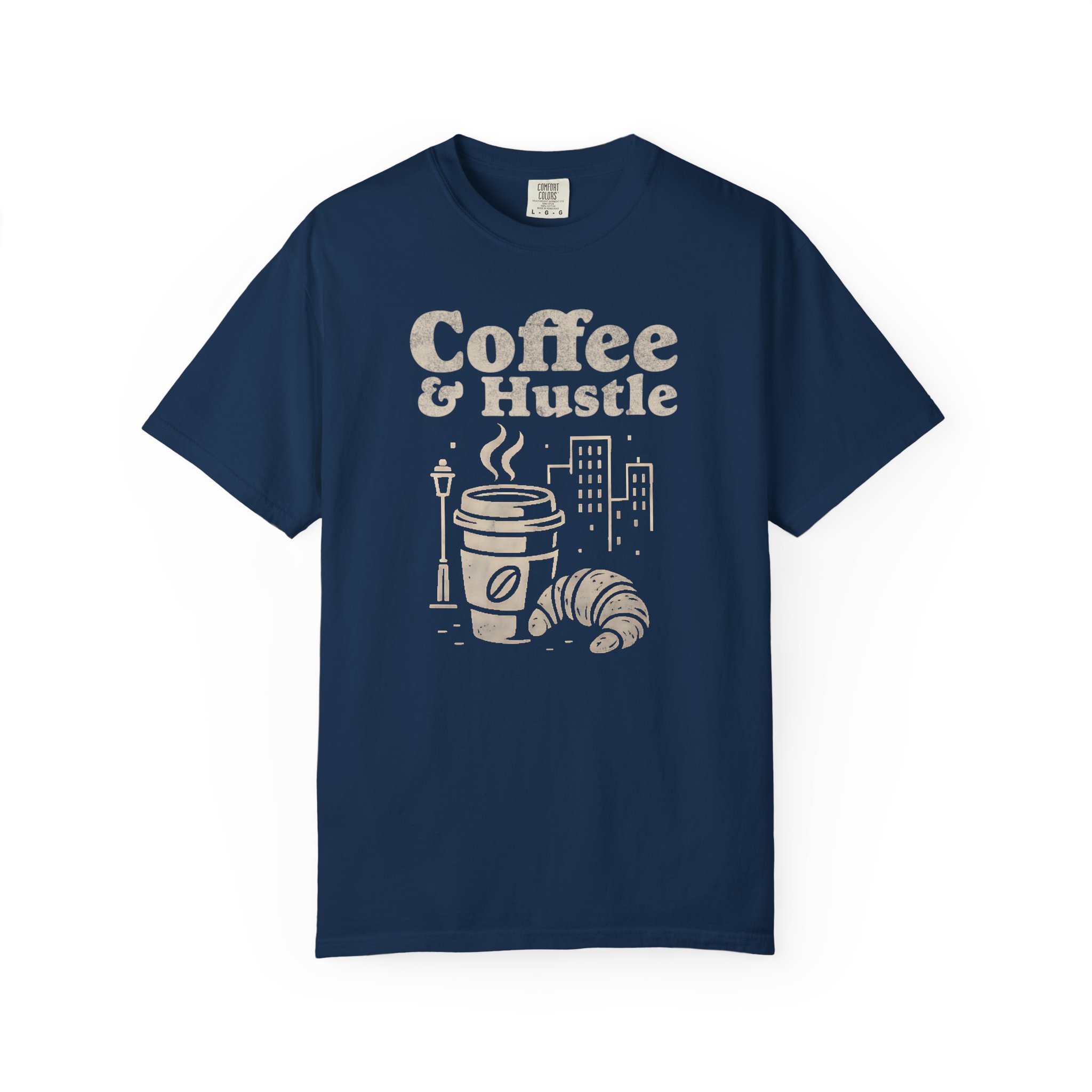 Coffee & Hustle T-Shirt — Morning Coffee Motivational Tee - Image 10