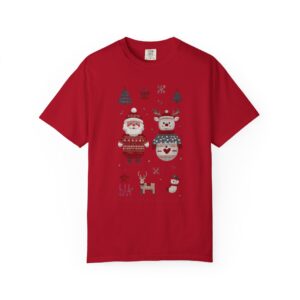 Christmas Santa & Reindeer Holiday T-Shirt