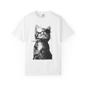 Cat with Sunglasses T-Shirt — Cool Retro Kitty Graphic Tee