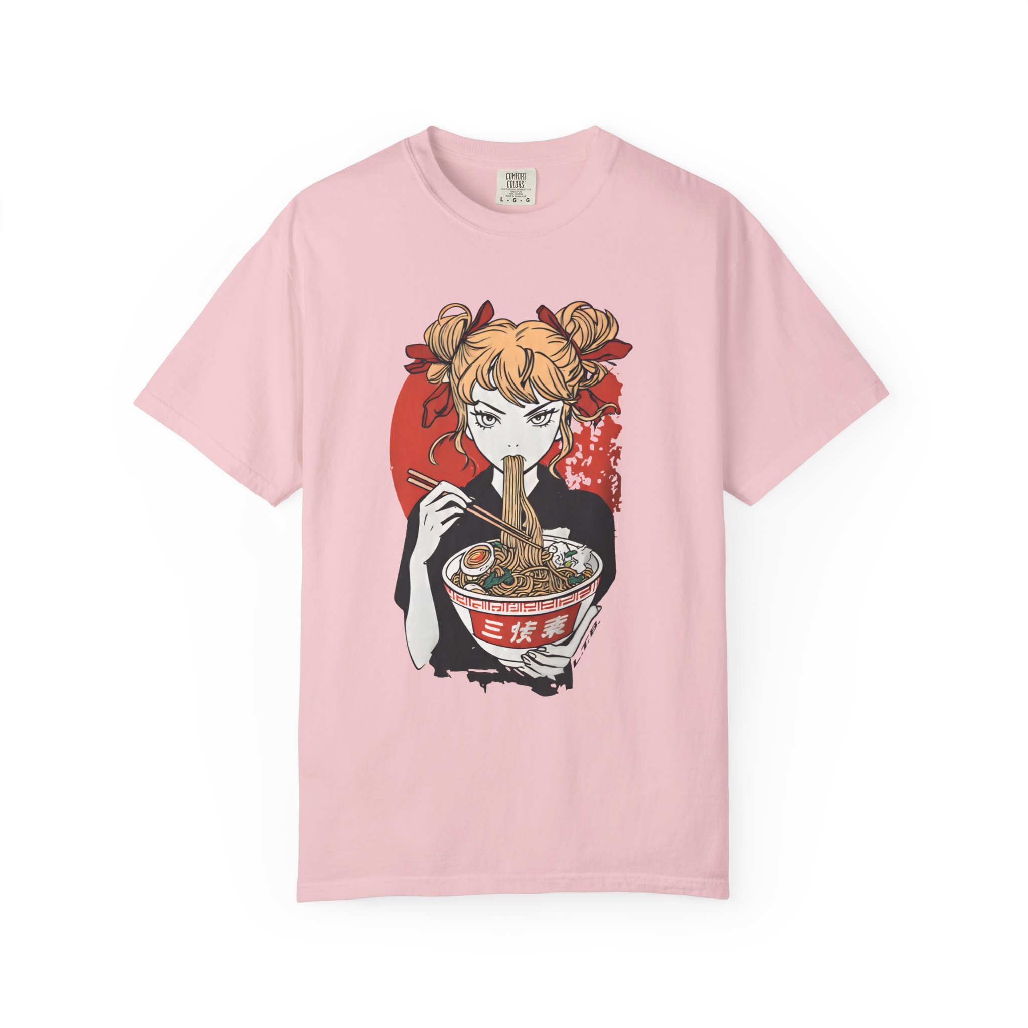 Anime Ramen Girl T-Shirt — Japanese Noodle Art Graphic Tee - Image 12