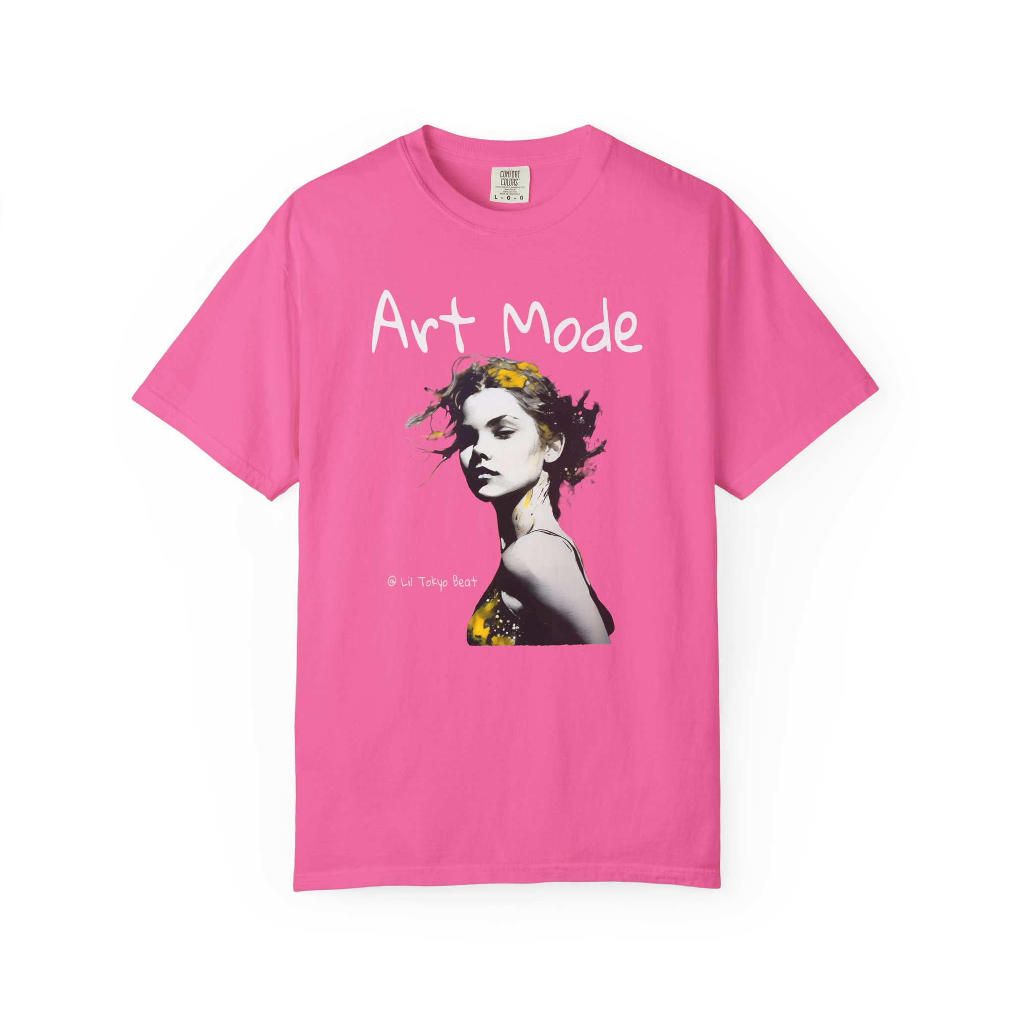 Urban Muse Art Tee - Unisex Garment-Dyed T-shirt for Bold, Creative Rebels, Vibrant Vision Streetwear, Confident Souls, Bold Yellow Splash, t0 - Image 15