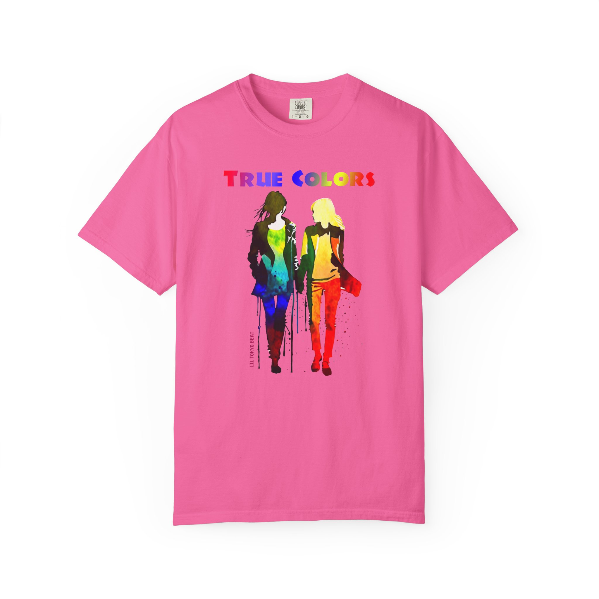 True Colors Deep Meaning Graphic Tee, Gift for Friends, BBF, Everyday Style, Inclusive Apparel, t0