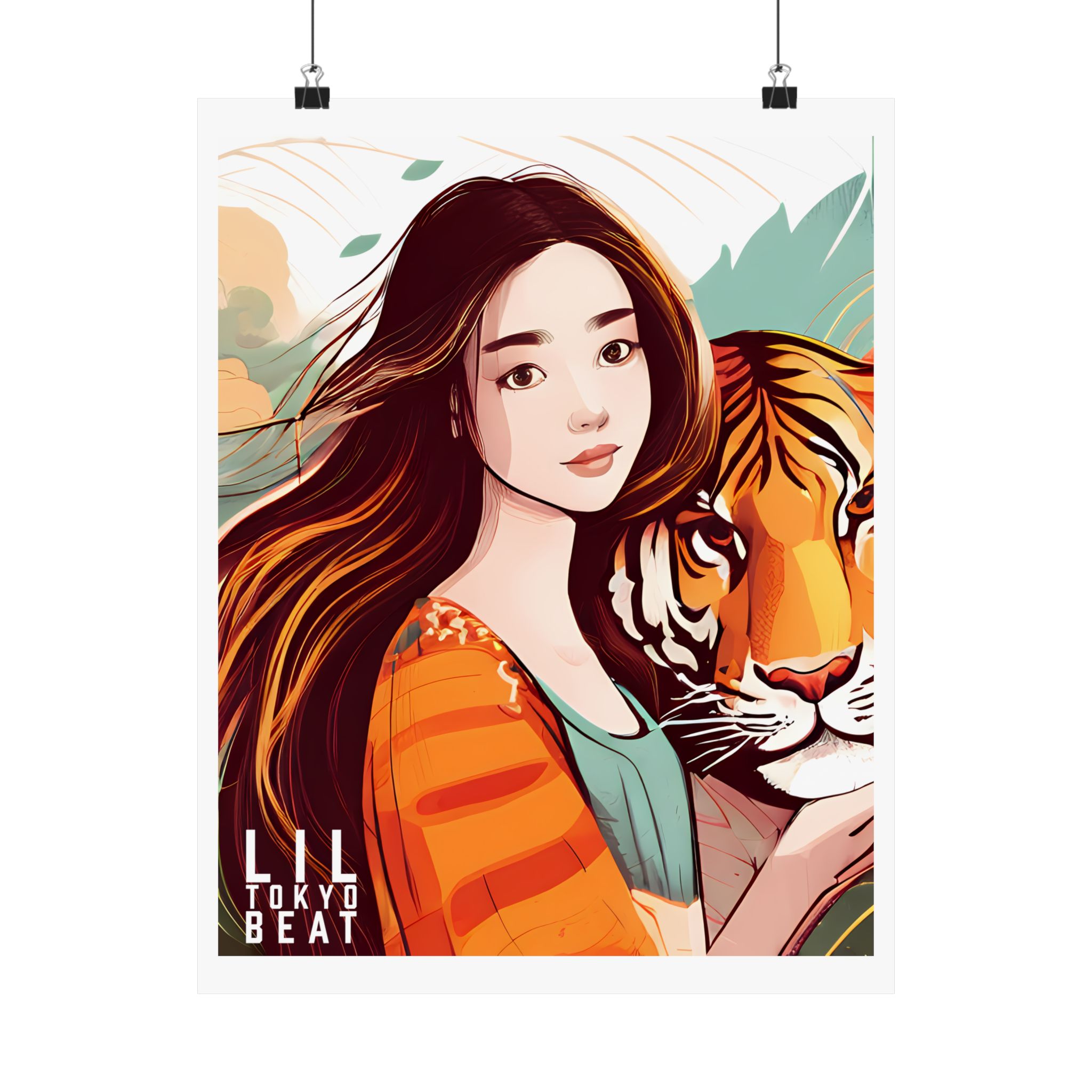 Artistic Tiger Poster Print, Vibrant Wall Decor, Nature Art, Gifts for Animal Lovers, Home Aesthetic, Boho Decor - Image 7