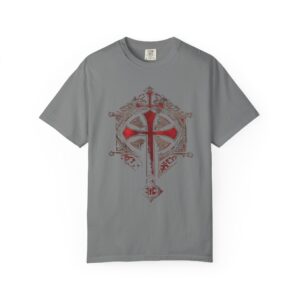 Celtic Cross Graphic T-Shirt — Vintage Rustic Christian Tee