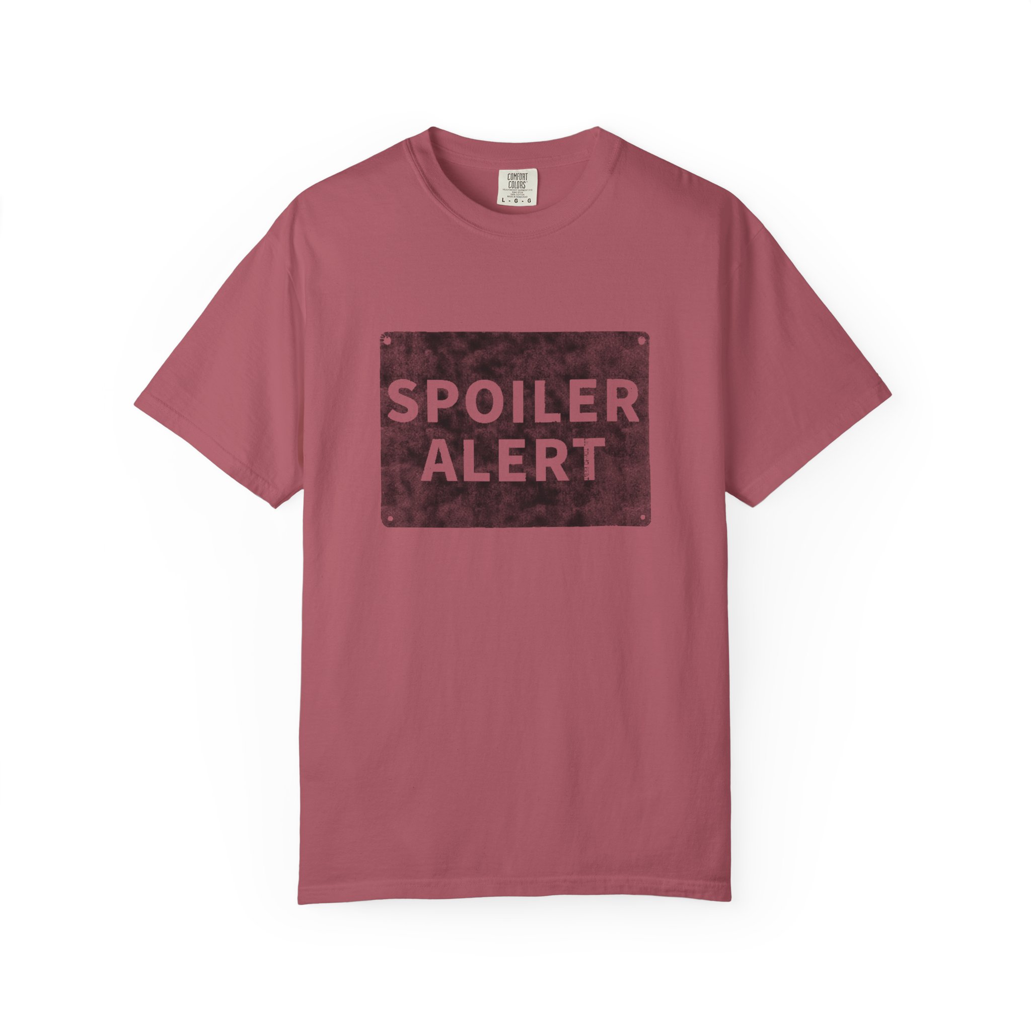 Spoiler Alert Graphic T-Shirt — Vintage Maroon Tee for Movie & TV Fans, t2 - Image 16