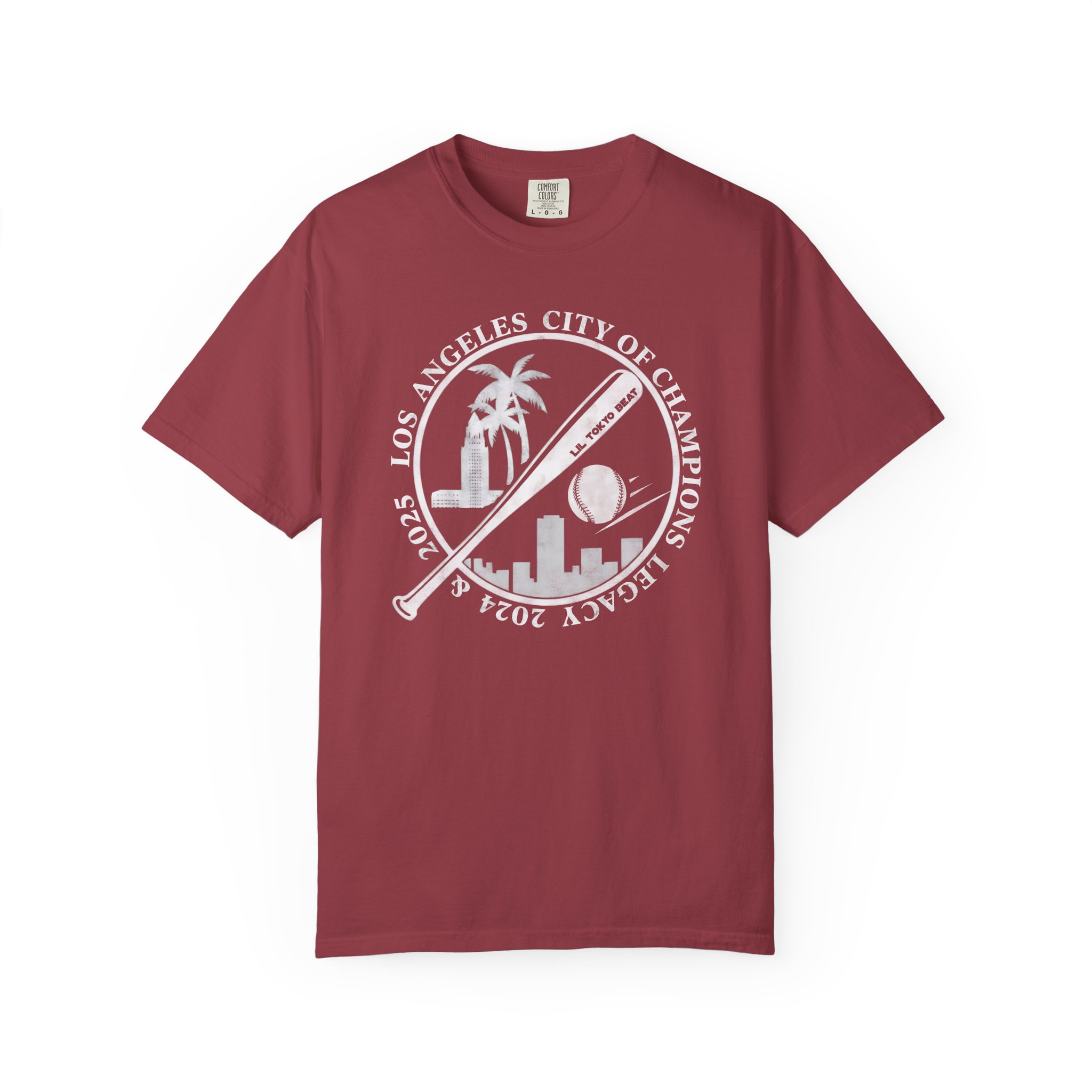 Baseball Graphic T-Shirt | Los Angeles City of Champions Legacy 2024–2025, Letter White, t0 - Image 14