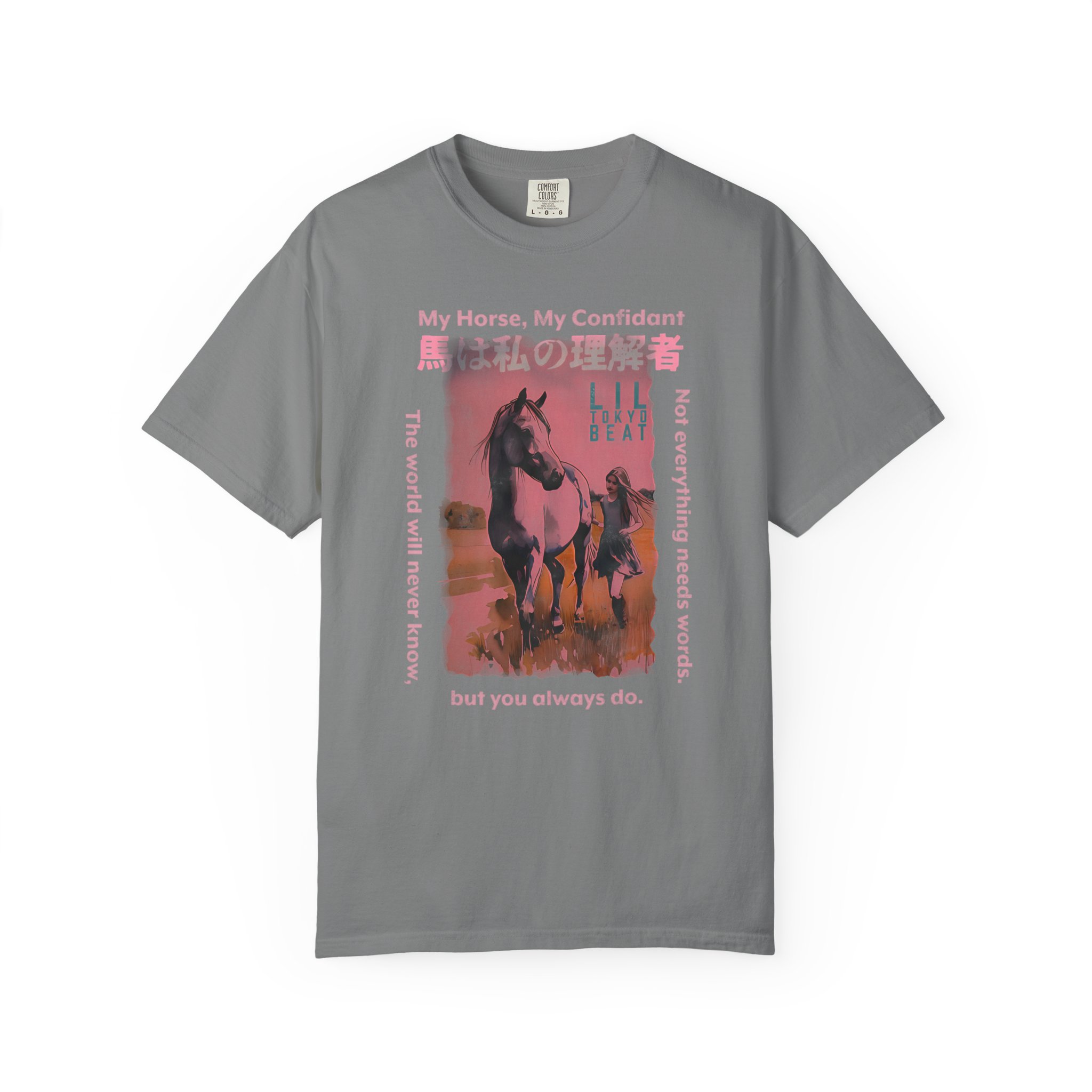 My Horse, My Confidant Unisex T-Shirt | Unique Gift for Horse Lovers | Equine Themed Apparel | Casual Wear for Animal Lovers, t0 - Image 4