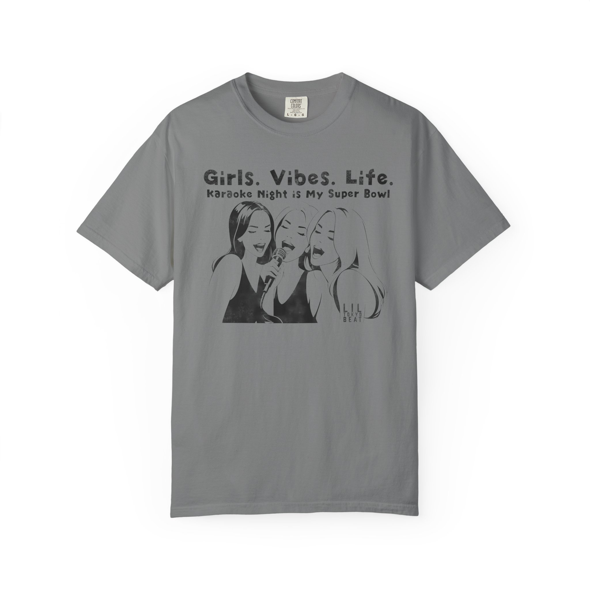 Girls Vibes Life karaoke night graphic T-shirt | women singing illustration, t7 - Image 4