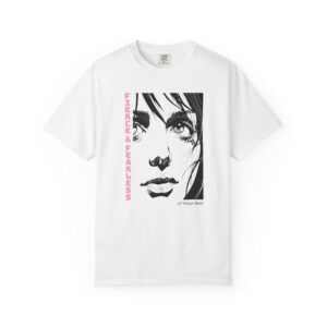 Fierce & Fearless Woman Huge Anime Face Unisex Tee, Empowerment Shirt, Inspirational Fashion, Motivational Gift, t7