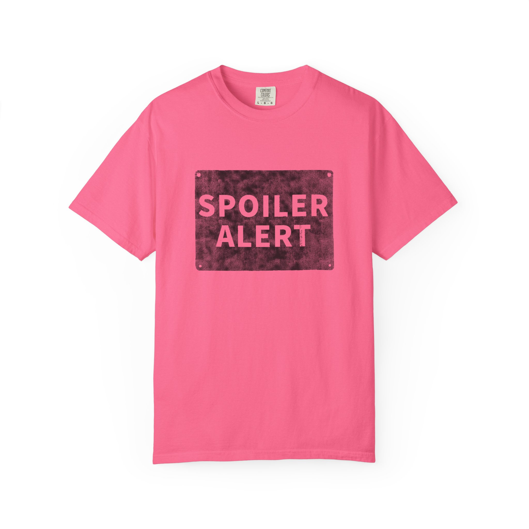 Spoiler Alert Graphic T-Shirt — Vintage Maroon Tee for Movie & TV Fans, t2 - Image 11