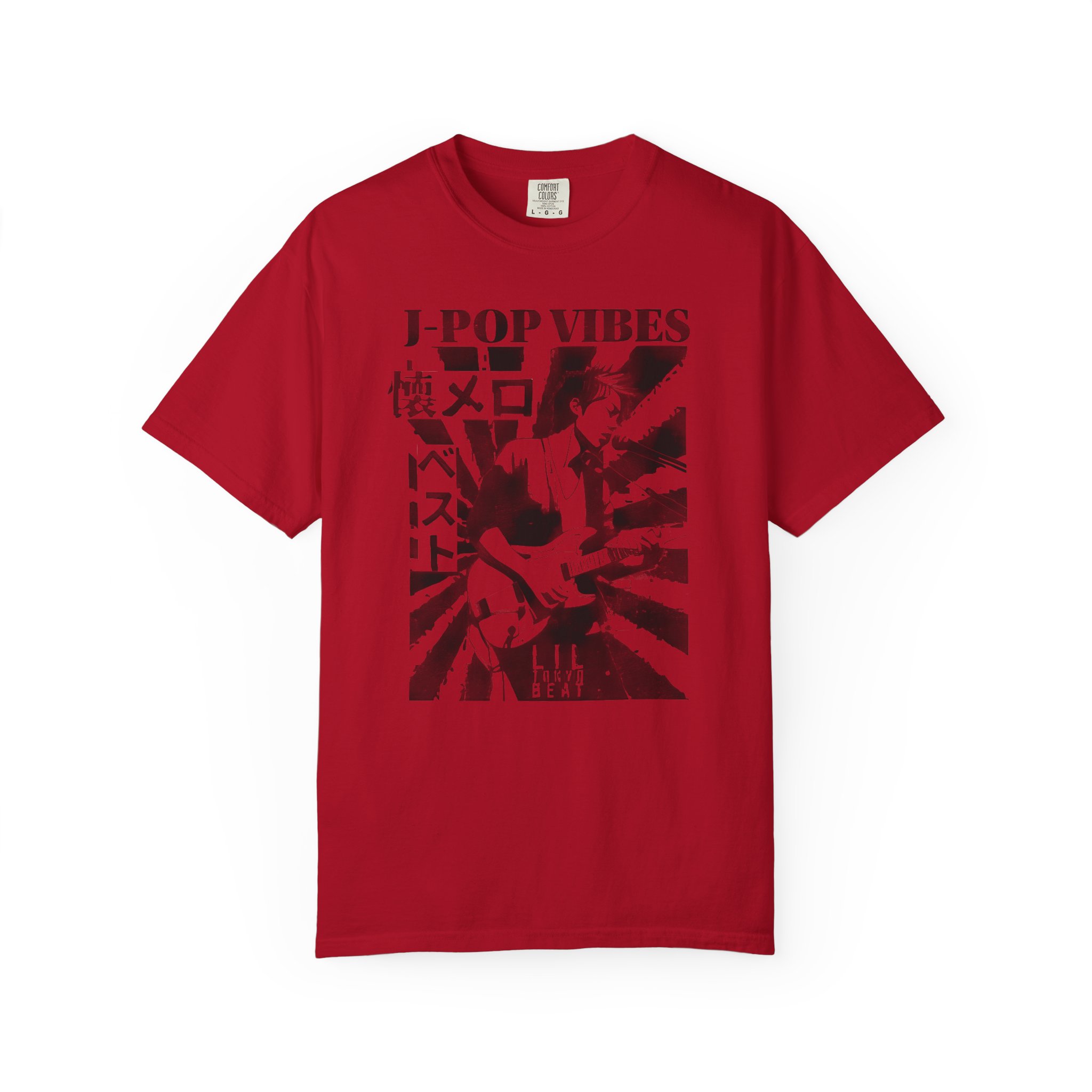 J-POP VIBES T-Shirt | Retro Japanese Pop Tee for Music Fans & Streetwear Lovers, Unisex Tee, Garment-Dyed Shirt, Music, t7 - Image 13