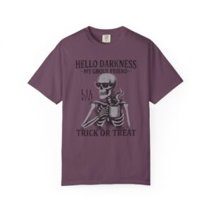 Halloween Ghoul Friend T-Shirt, Unisex Skeleton Tee, Trick or Treat Shirt, Spooky Graphic Tee, October Celebration Wear, t0