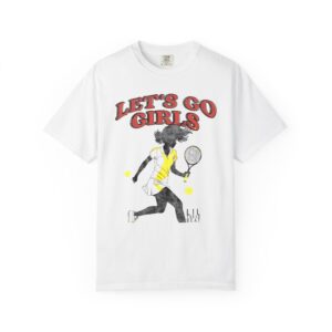Let's Go Girls Tennis T-Shirt — Women's Empowerment Vintage Sports Tee