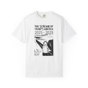 The Loudest Silence of Scream of America: Trump Era Satire Tee, Unisex Fashion, Artistic Protest, t7