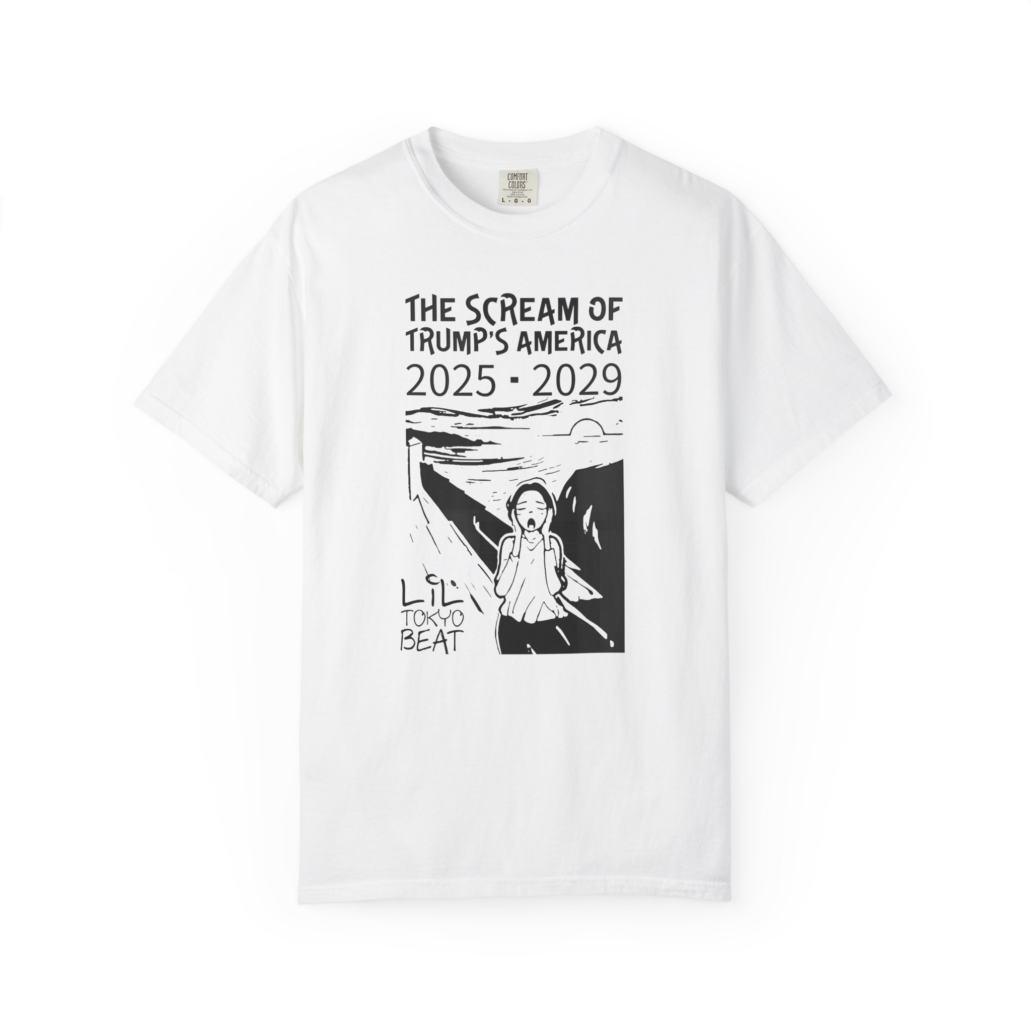 The Loudest Silence of Scream of America: Trump Era Satire Tee, Unisex Fashion, Artistic Protest, t7
