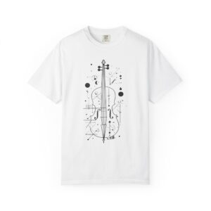 Violin Constellation T-Shirt — Celestial Music Graphic Tee