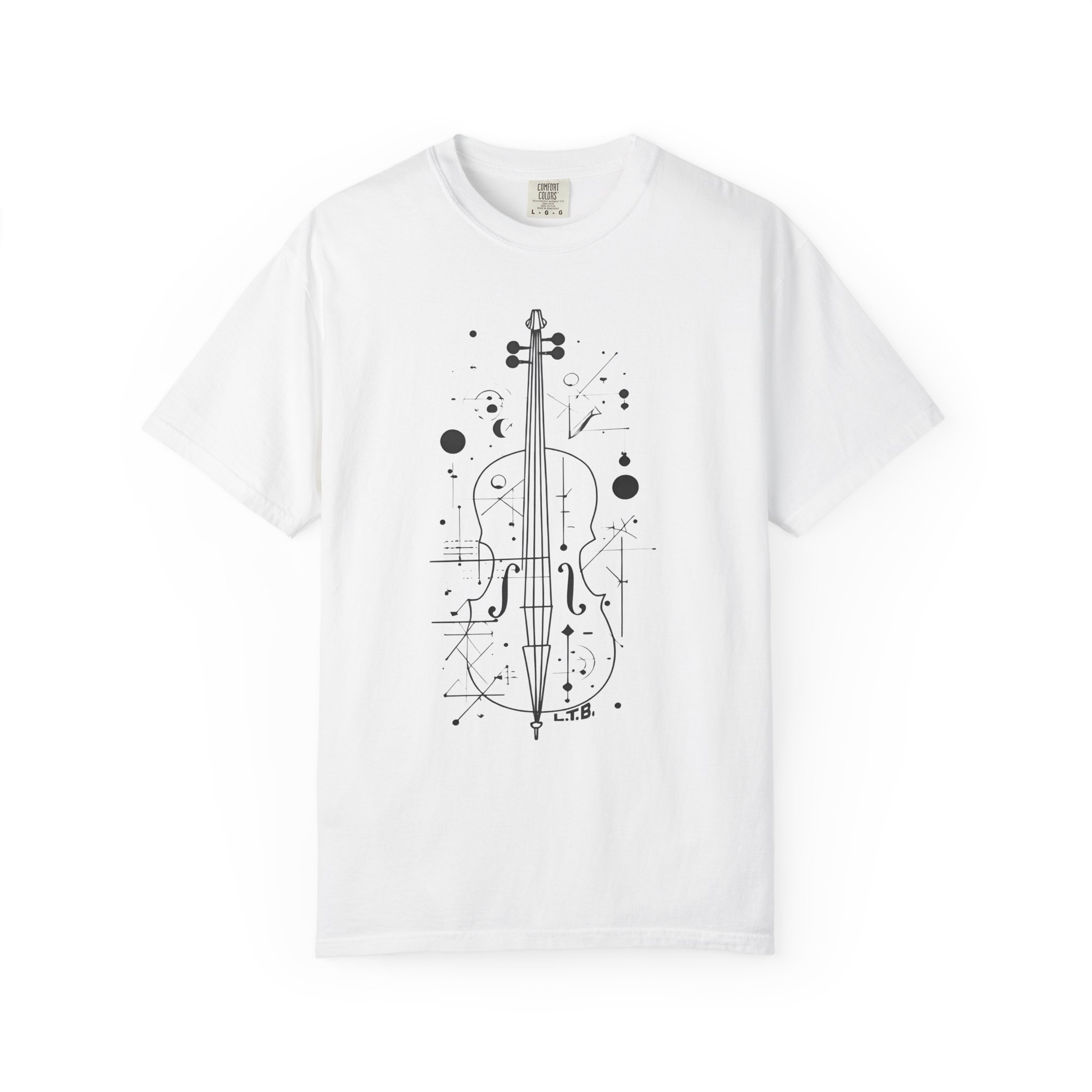 Violin Constellation T-Shirt — Celestial Music Graphic Tee