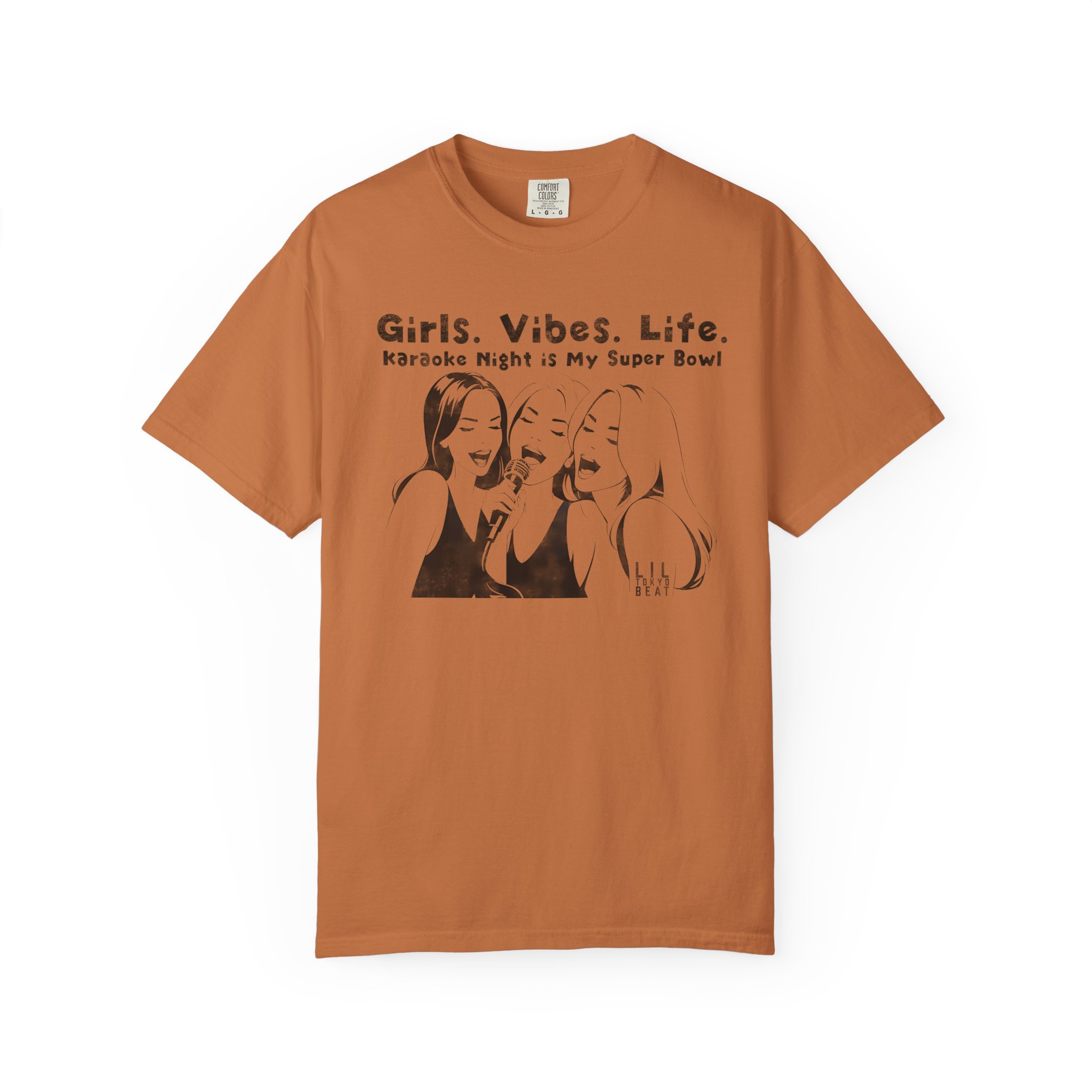 Girls Vibes Life karaoke night graphic T-shirt | women singing illustration, t7 - Image 3