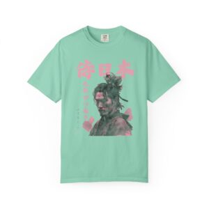 Samurai Japan T-Shirt, Unisex Graphic Tee, Casual Wear, Gift for Anime Lovers, Japanese Culture Shirt, Streetwear Style, t0