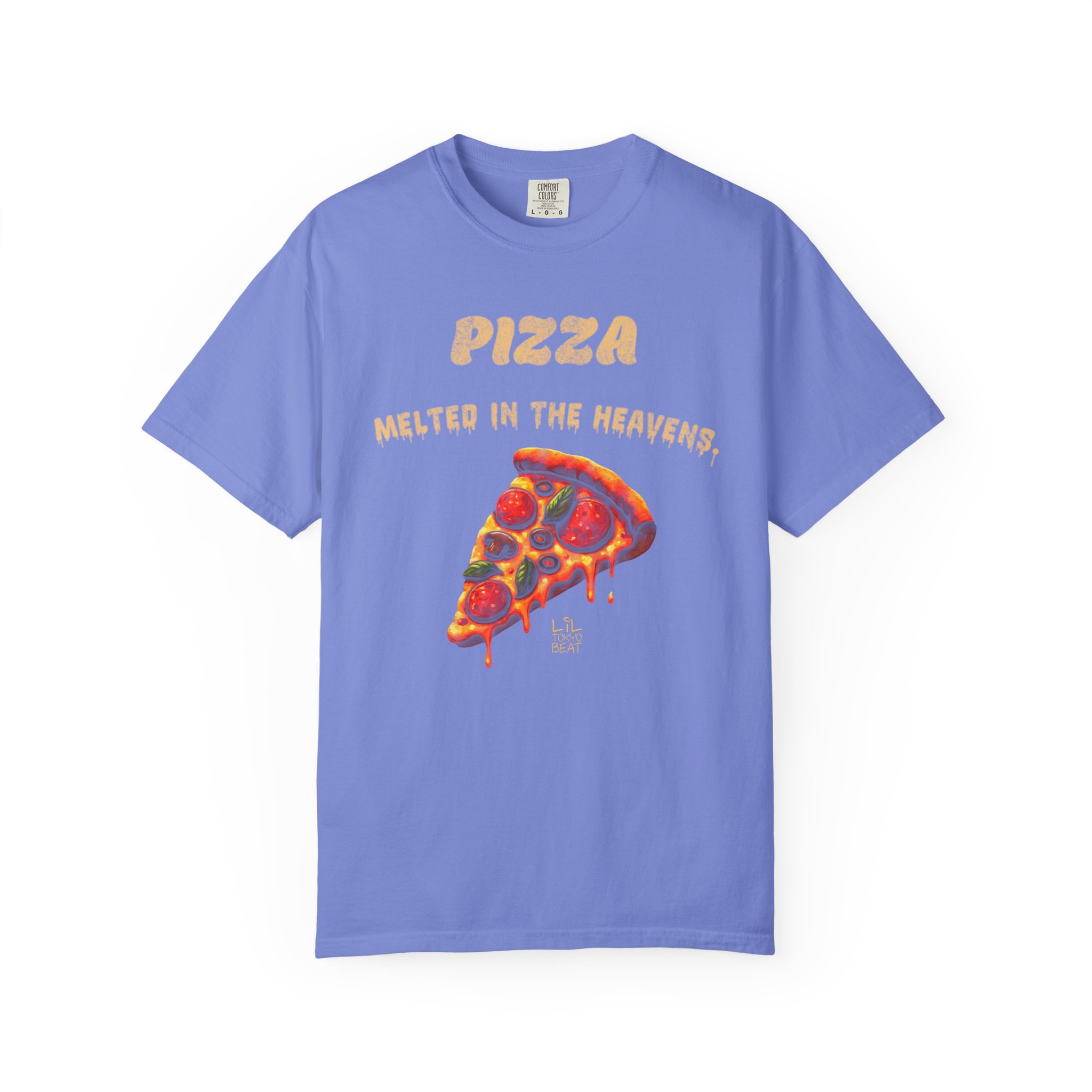 Pizza Melted in the Heavens T-Shirt | Lil Tokyo Beat Premium Streetwear, Food, t0 - Image 8