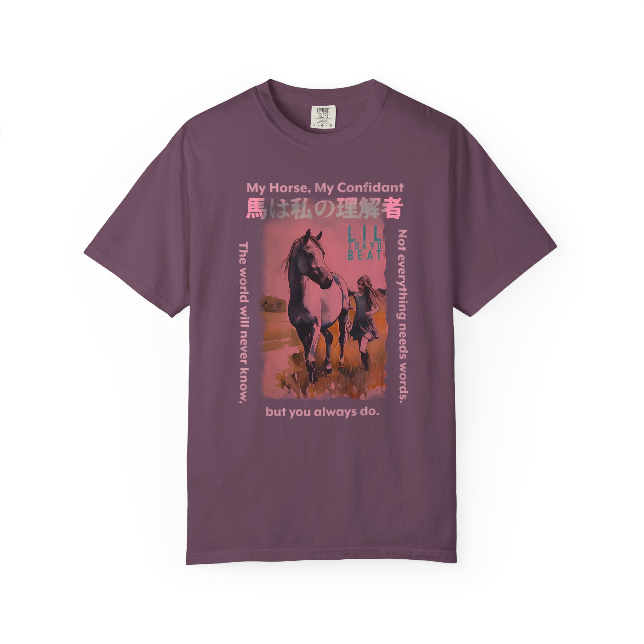 My Horse, My Confidant Unisex T-Shirt | Unique Gift for Horse Lovers | Equine Themed Apparel | Casual Wear for Animal Lovers, t0 - Image 12