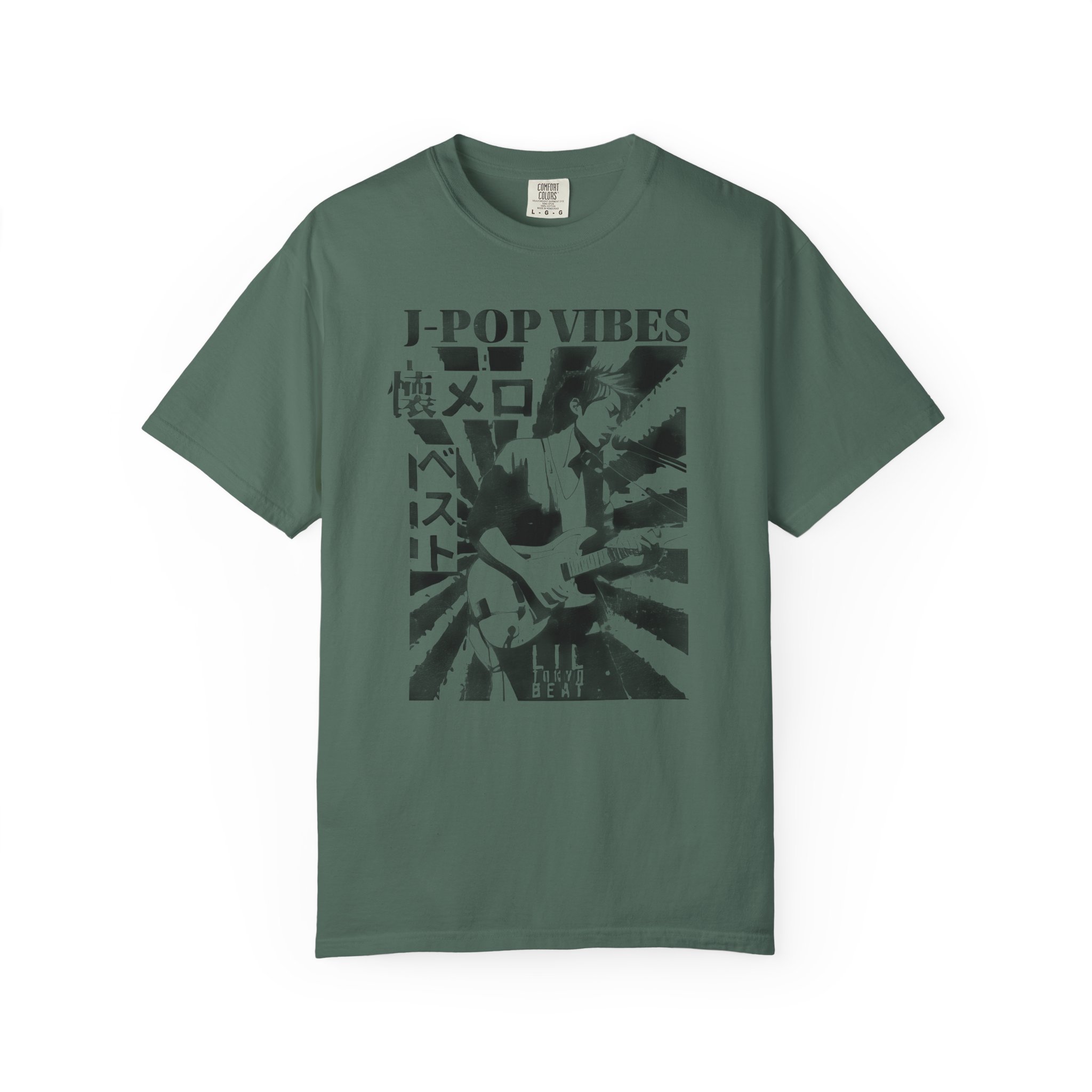 J-POP VIBES T-Shirt | Retro Japanese Pop Tee for Music Fans & Streetwear Lovers, Unisex Tee, Garment-Dyed Shirt, Music, t7 - Image 14