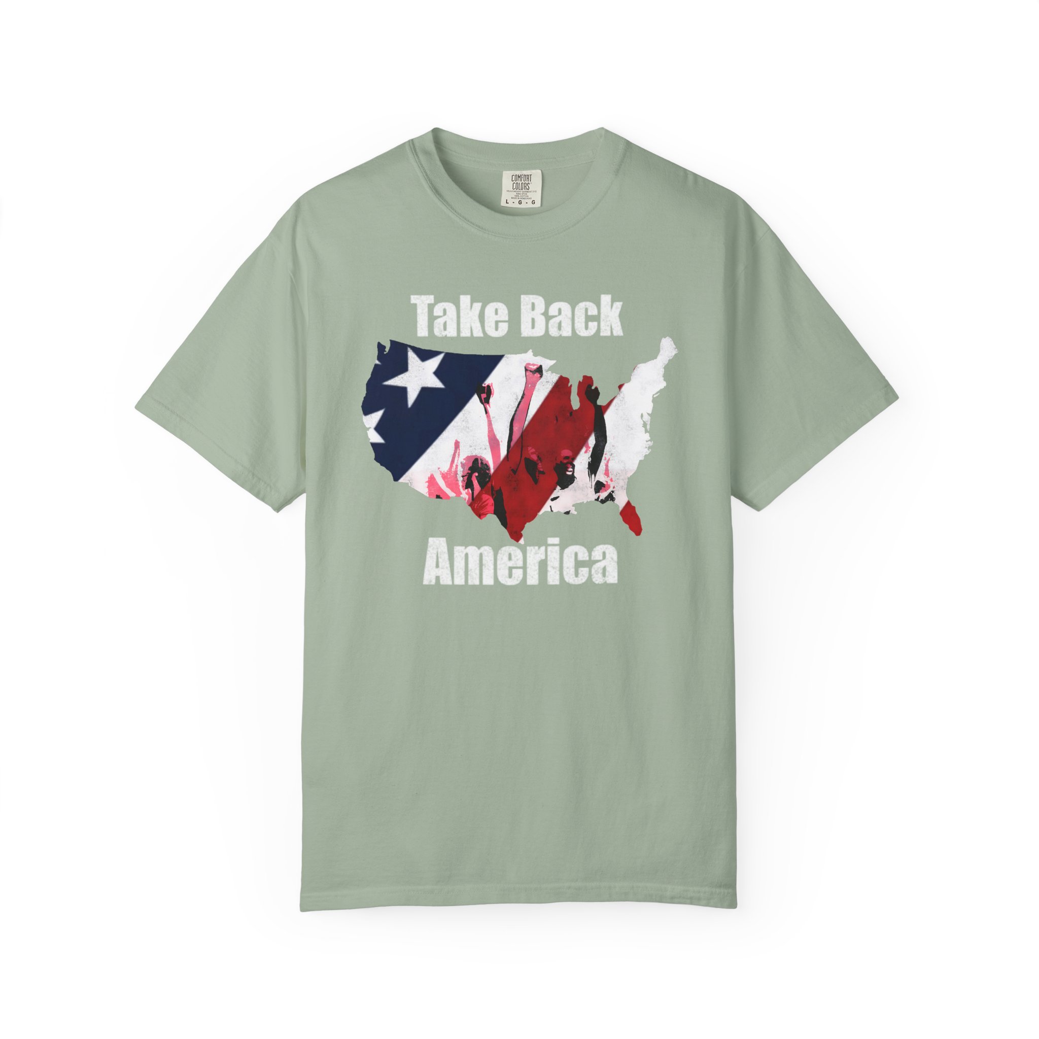 Patriotic Tee, USA Graphic Shirt, American Flag Tshirt, Patriotic Gift, Patriotic Clothing, t7 - Image 2