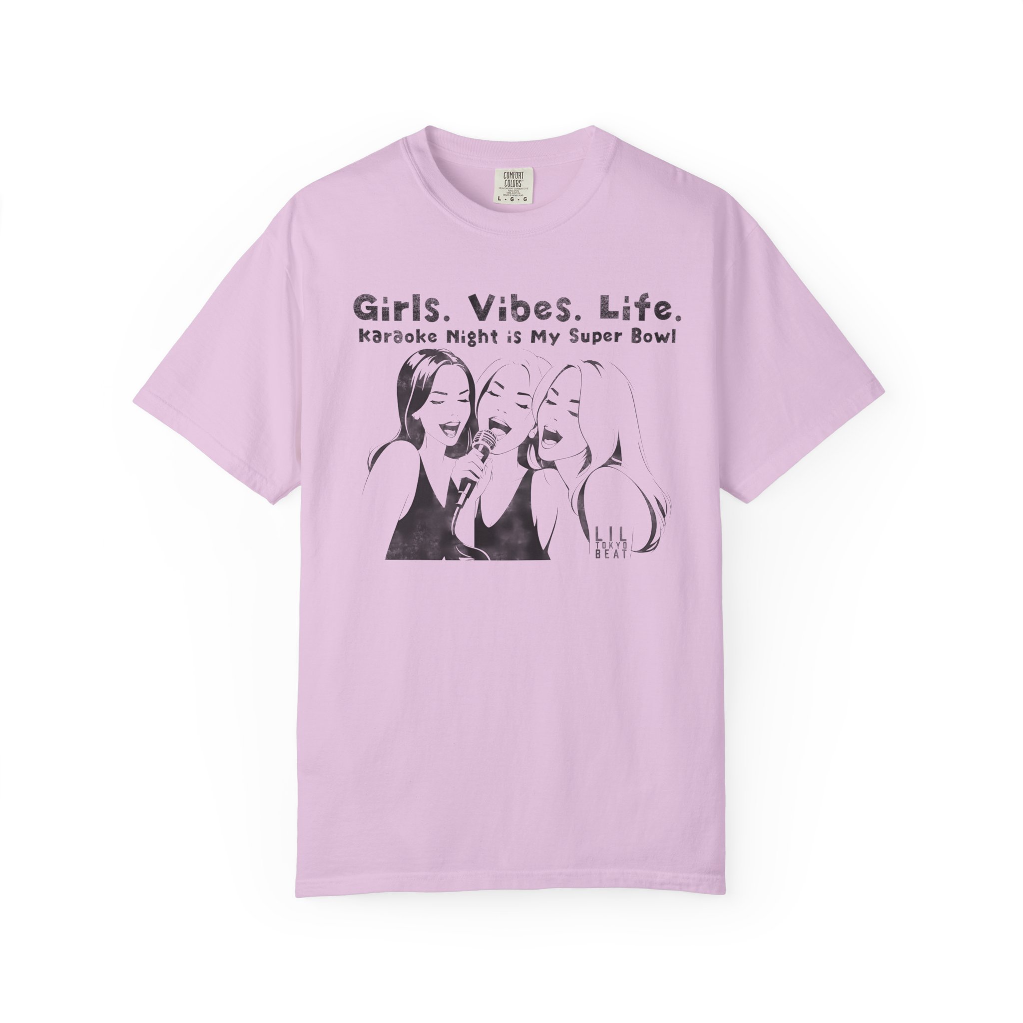 Girls Vibes Life karaoke night graphic T-shirt | women singing illustration, t7 - Image 14