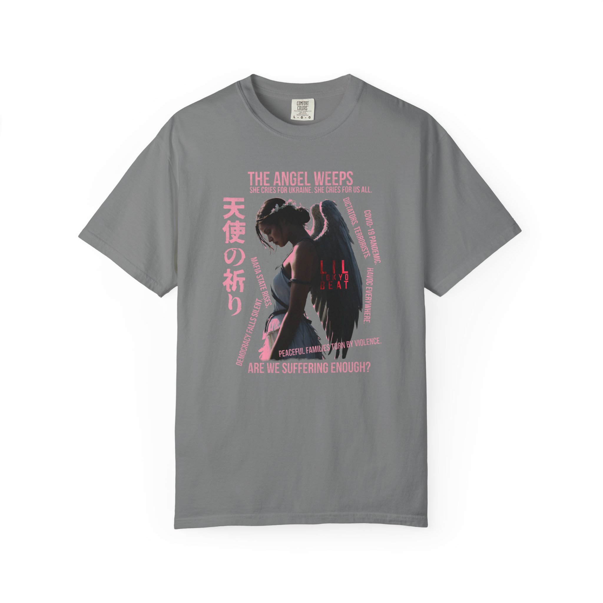 Angel Weeps Unisex T-shirt - Aesthetic Graphic Tee for Art Lovers, Unique Gift for Birthdays, Casual Wear, Spiritual Style, Unique, t0 - Image 4