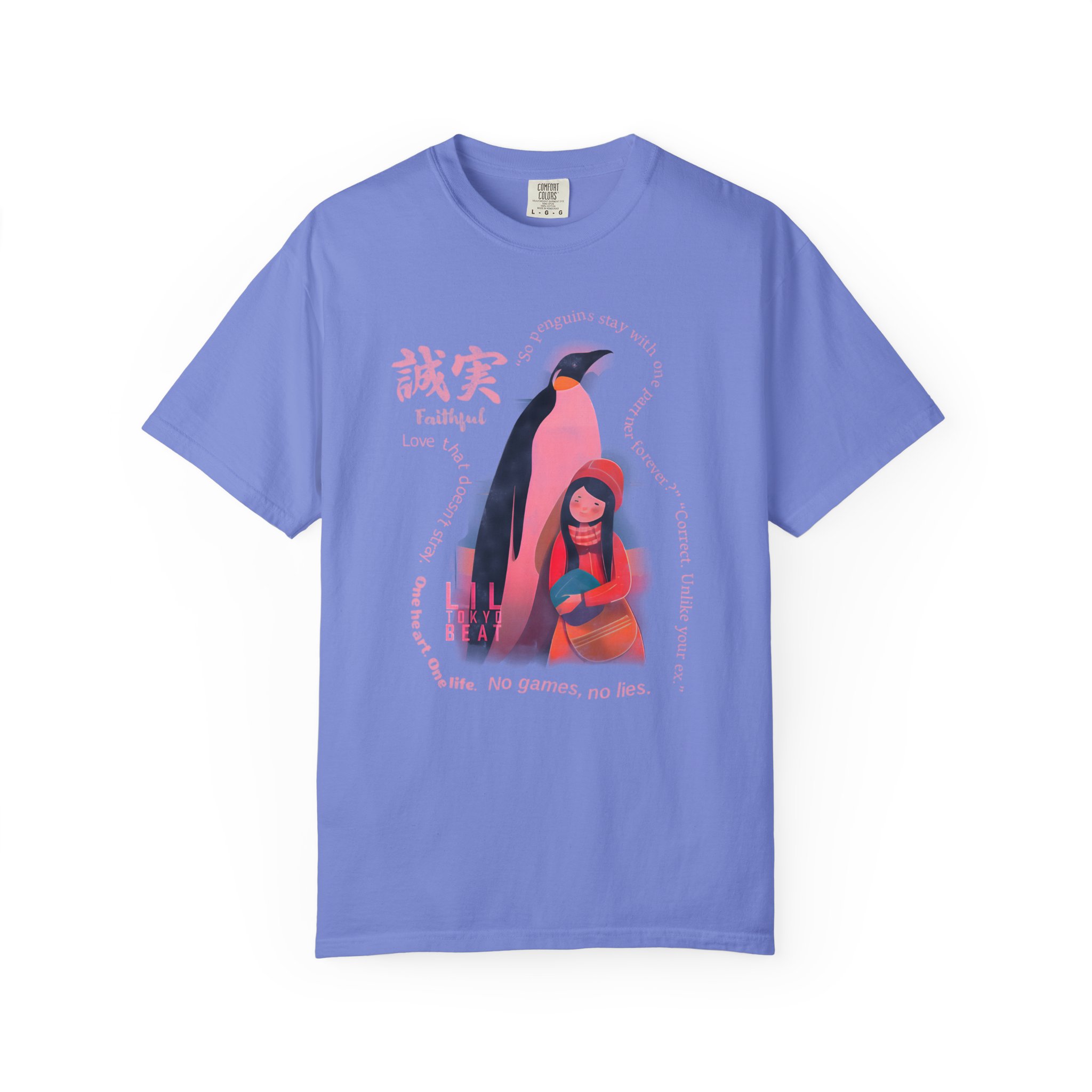 Faithful Penguin T-Shirt, Loyalty Statement Tee, No Games No Lies Shirt, Unisex Graphic Top, Penguin Lover Gift, t0 - Image 5