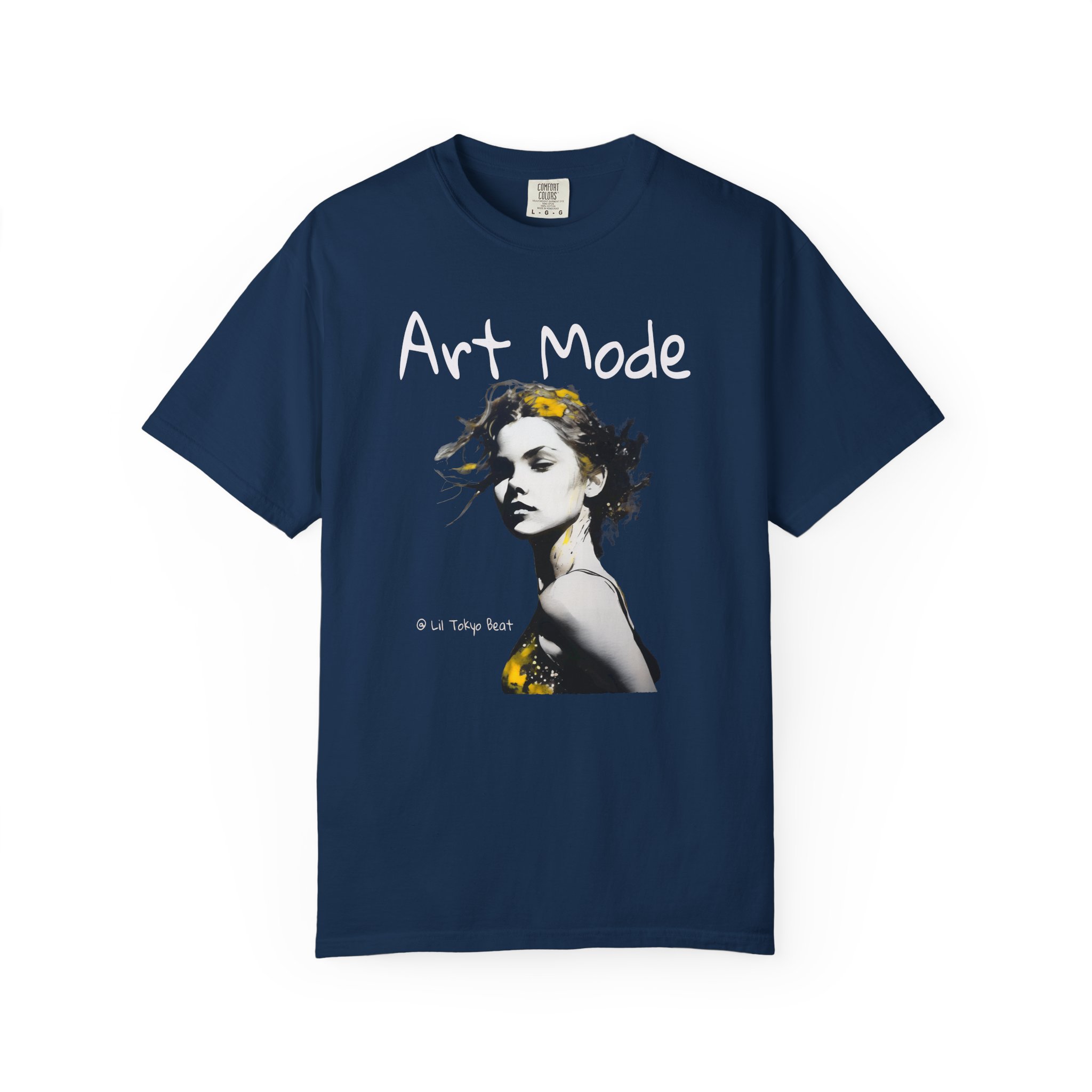 Urban Muse Art Tee - Unisex Garment-Dyed T-shirt for Bold, Creative Rebels, Vibrant Vision Streetwear, Confident Souls, Bold Yellow Splash, t0 - Image 14
