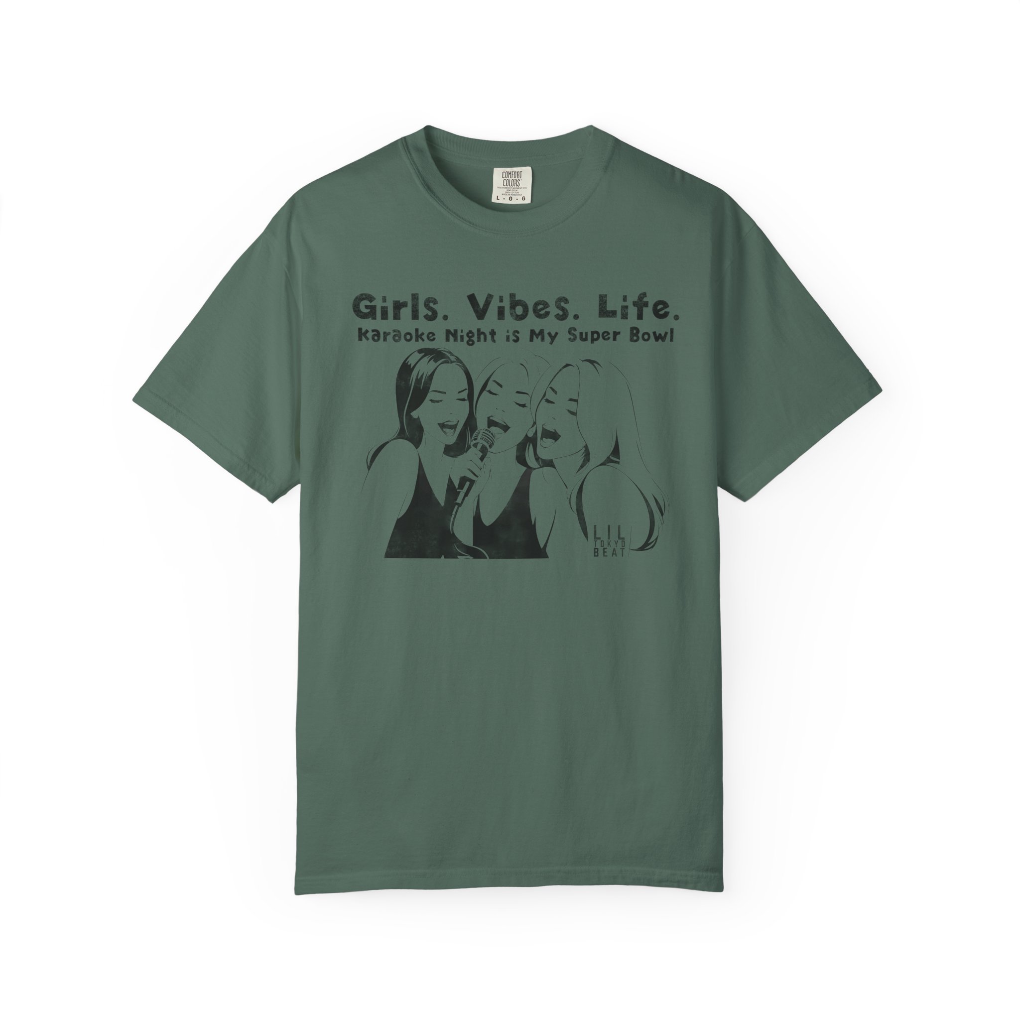 Girls Vibes Life karaoke night graphic T-shirt | women singing illustration, t7 - Image 5