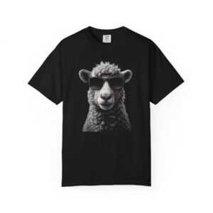 Cool Sheep Sunglasses Tee | Minimal Streetwear Graphic T-Shirt