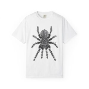 Tarantula Illustration T-Shirt — Detailed Spider Graphic Tee